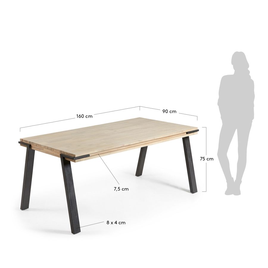 Acacia Wood 'Thinh' Dining Table
