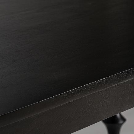 Detalle Mesa de Comedor Negra Provost