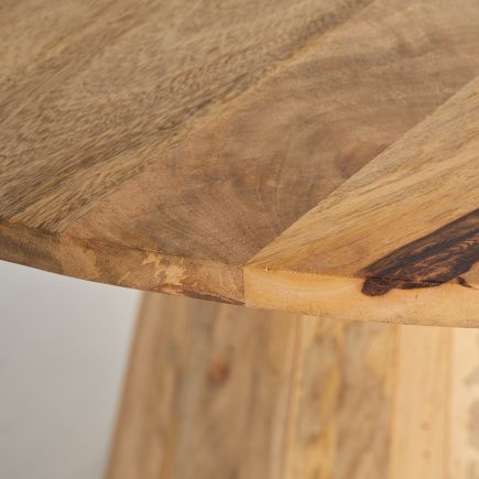 Imagen de Detalle Mesa Comedor Redonda Keller