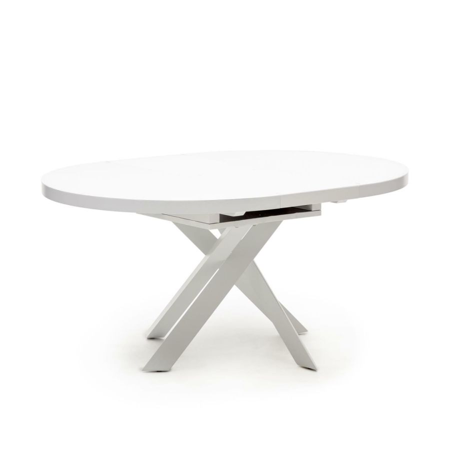 Mesa Extensible Redonda Cristal ‘Vashti’
