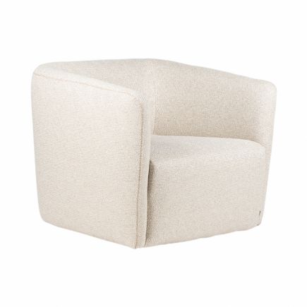 Swivel Armchair Ecru 'Nordic' | Procomobel