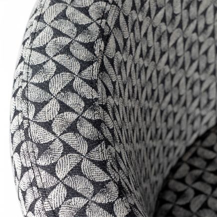 Imagen de Detalle Sillón Estampado Blanco y Negro Casentinesi