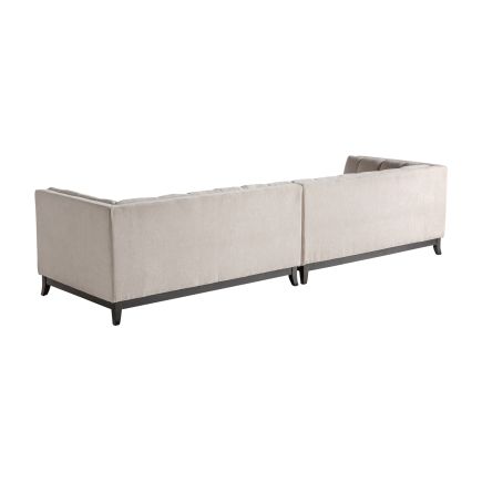 Vista Trasera Sofá Modular Blaco Roto Lavergne