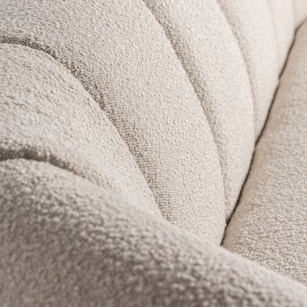 Detalle Sofá Tapizado Blanco Jouan