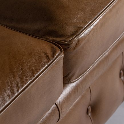 Imagen de Detalle Asientos Sofá de Piel Combe