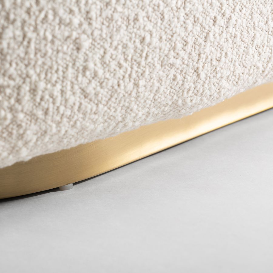 Bouclé Upholstered Sofa 'Lassalle'
