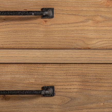 Cajones Mesita de Madera de Olmo Rougier