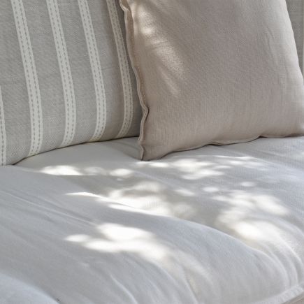 Linen Sofa White Danube | Procomobel