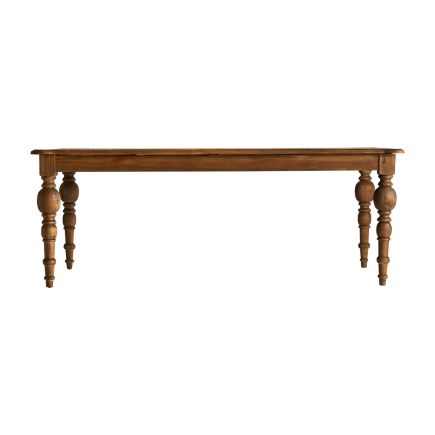 Vista Frontal Mesa de Comedor Madera Bourdin