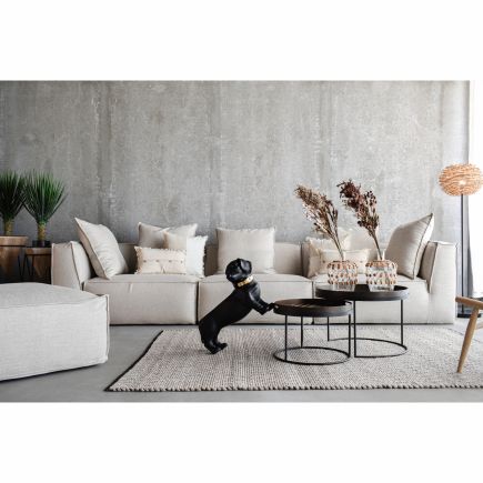 Modular Sofa Crudo with Puff Rodano : Procomobel
