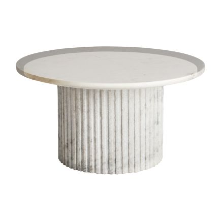 Mesa de Centro Mármol y Madera Bosc