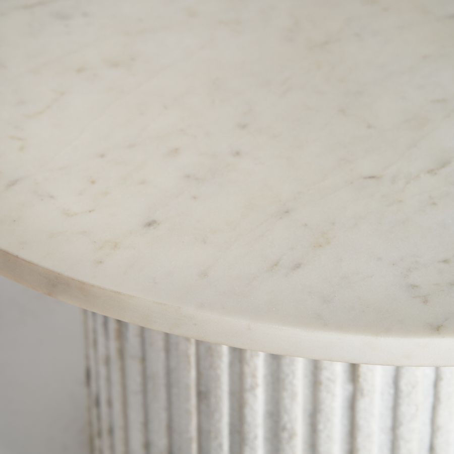 Marble and Wood Coffee Table 'Bosc'