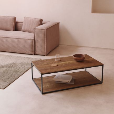Foto en Ambiente Mesa de Centro Rectangular Nogal ‘Yoana’