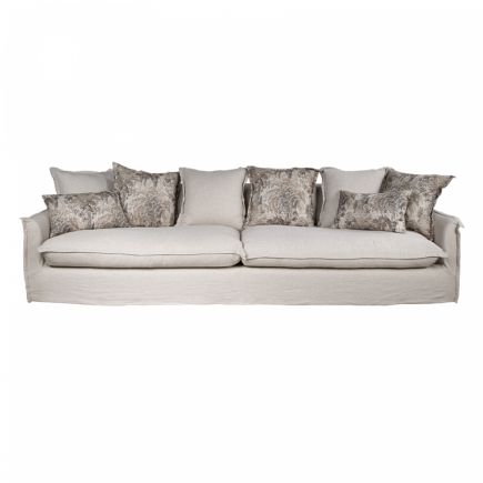 Beige Linen Sofa 'Duero' | Procomobel