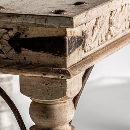 Imagen de Detalle Mesa de Comedor Madera Costa