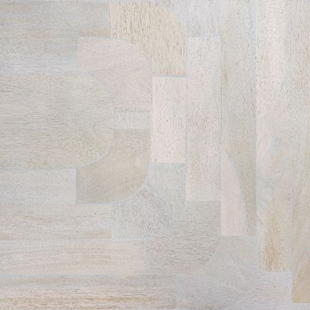 Material Mesa de Comedor Madera y Metal Bordes
