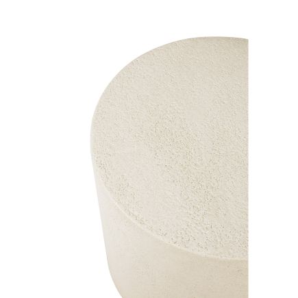 Imagen de Detalle Mesa Auxiliar de Piedra Blanca Elements