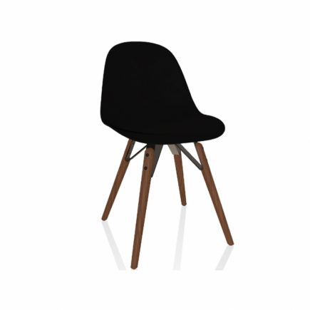 Indoor Chair Wooden Legs Mood | Procomobel