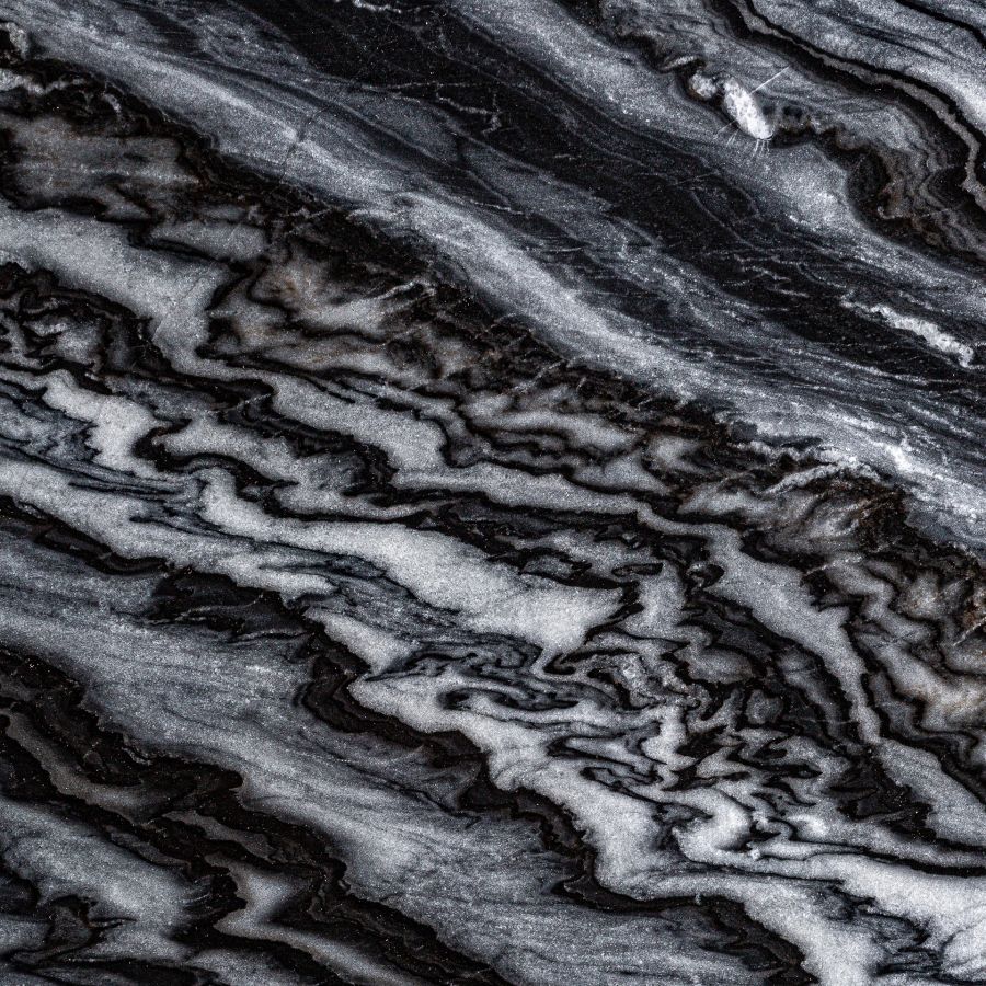 Metal and Marble Console 'Chevalier'