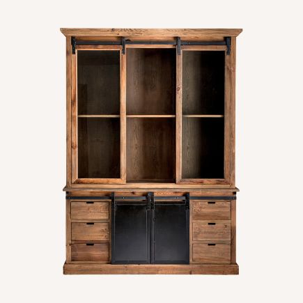 Vista Frontal Buffet Modular Madera Couderc Composición
