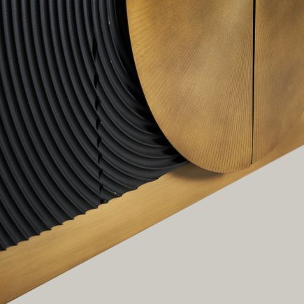 Imagen de Detalle Zócalo Aparador Metal y Madera Guignard