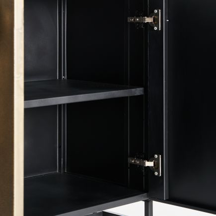 Imagen de Detalle Interior Aparador Metálico Beaumont