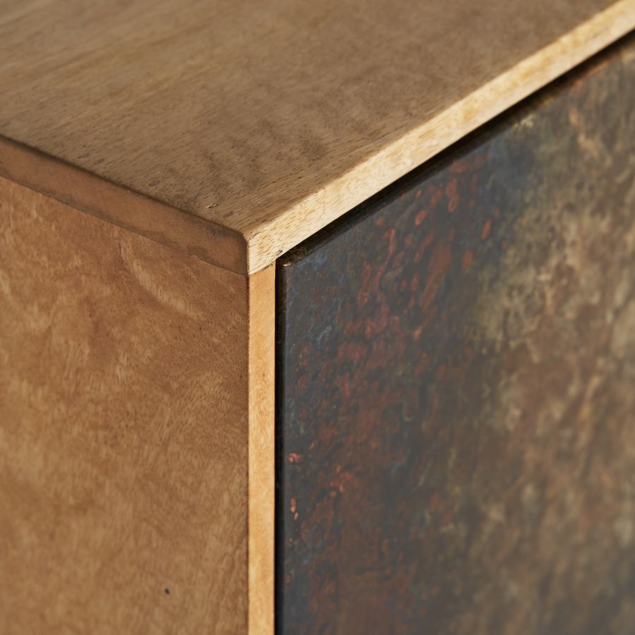 Wood and Metal Buffet 'Le Berre'