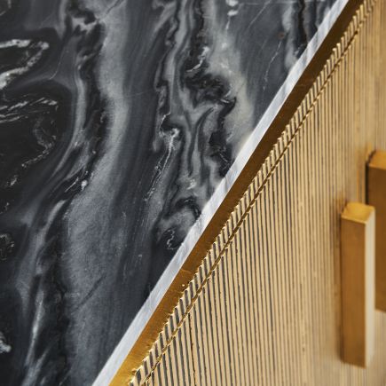 Imagen de Detalle Aparador Metal y Mármol Sergent