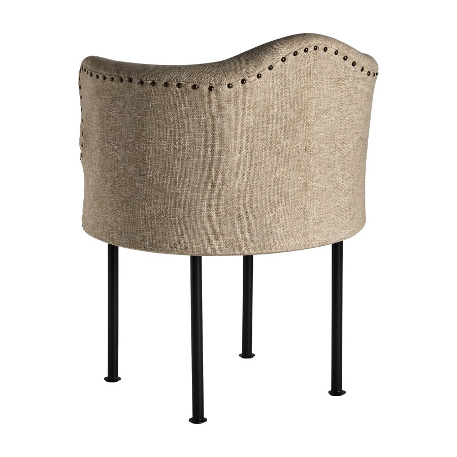 Arnoux' Jute Upholstered Armchair