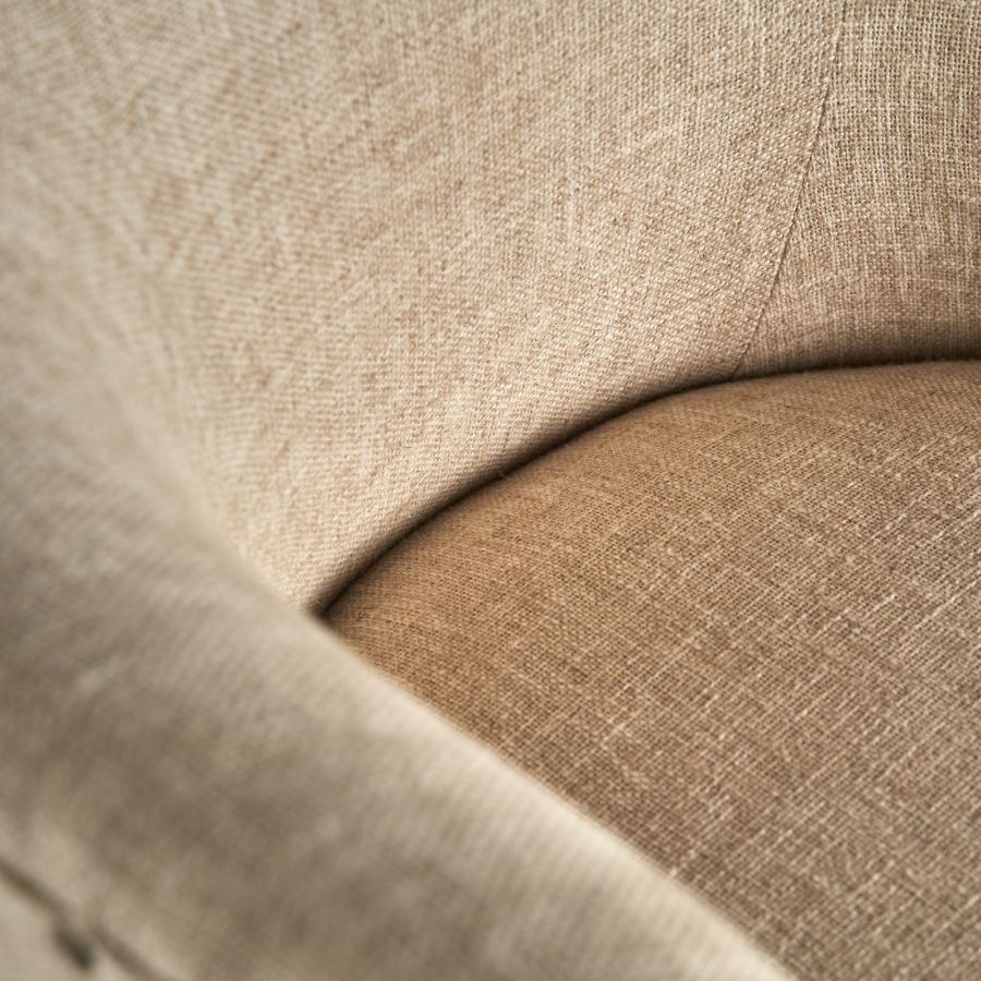 Arnoux' Jute Upholstered Armchair