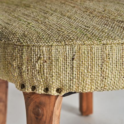 Imagen de Detalle Asiento Sillla de Madera y Yute Chollet