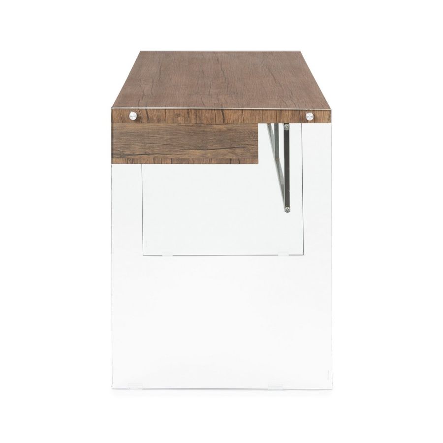 Wood and Glass 'Lord' Desk
