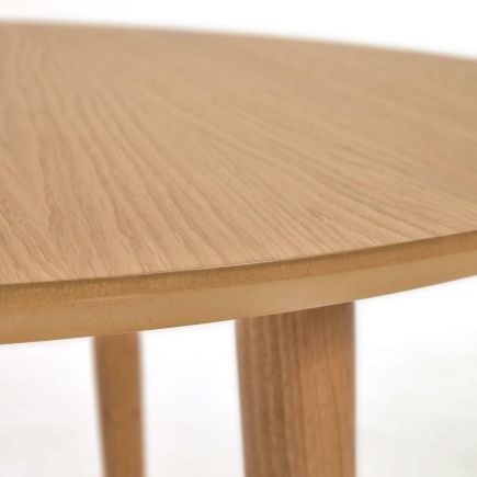 Imagen de Detalle Mesa Extensible Redonda Madera ‘Oqui’