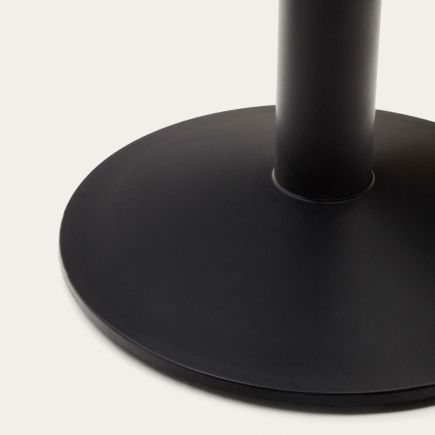 Imagen de Detalle Mesa de exterior Cuadrada Negra ‘Esilda’