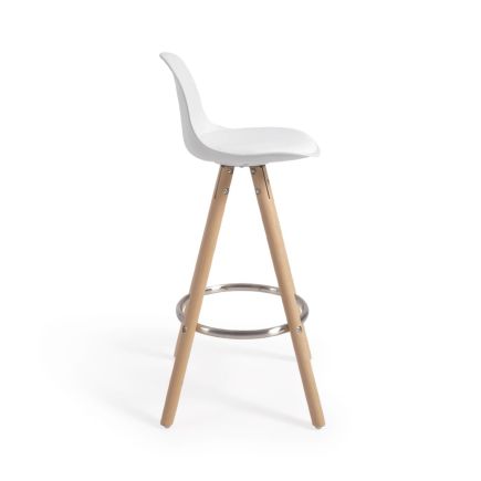 Vista Lateral Derecha Taburete Alto Madera ‘Slad’