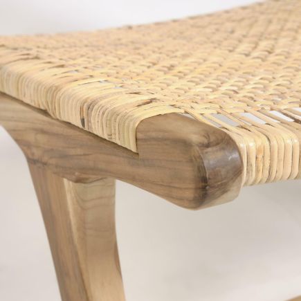 Imagen de Detalle Sillón Madera Teca ‘Beida’ Asiento