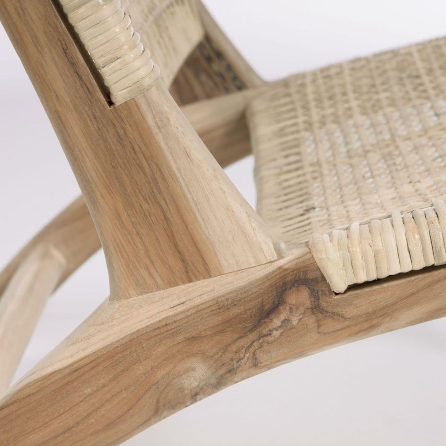 Teak Wood Armchair 'Beida'