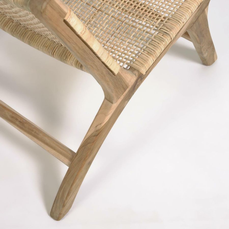 Teak Wood Armchair 'Beida'