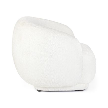 Vista Lateral Izquierda Sillón Reposabrazos ‘Islay’ Blanco