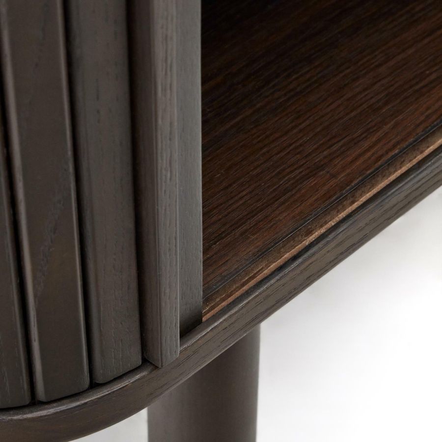 Ash veneer high sideboard 'Mailen'