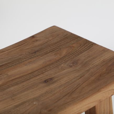 Imagen de Detalle Asiento Taburete Madera de Teca Bellet