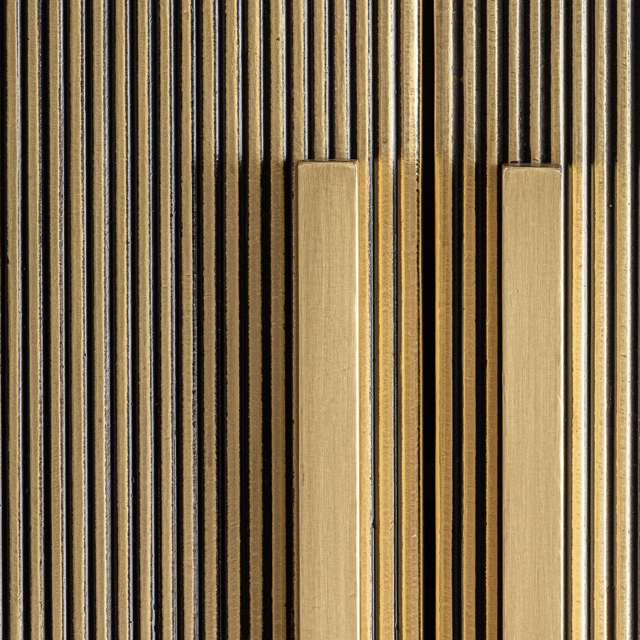 Chevalier' Vertical Sideboard Metal and Marble