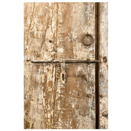 Imagen Detalle Parte Trasera Puerta Antigua Teca Sarda