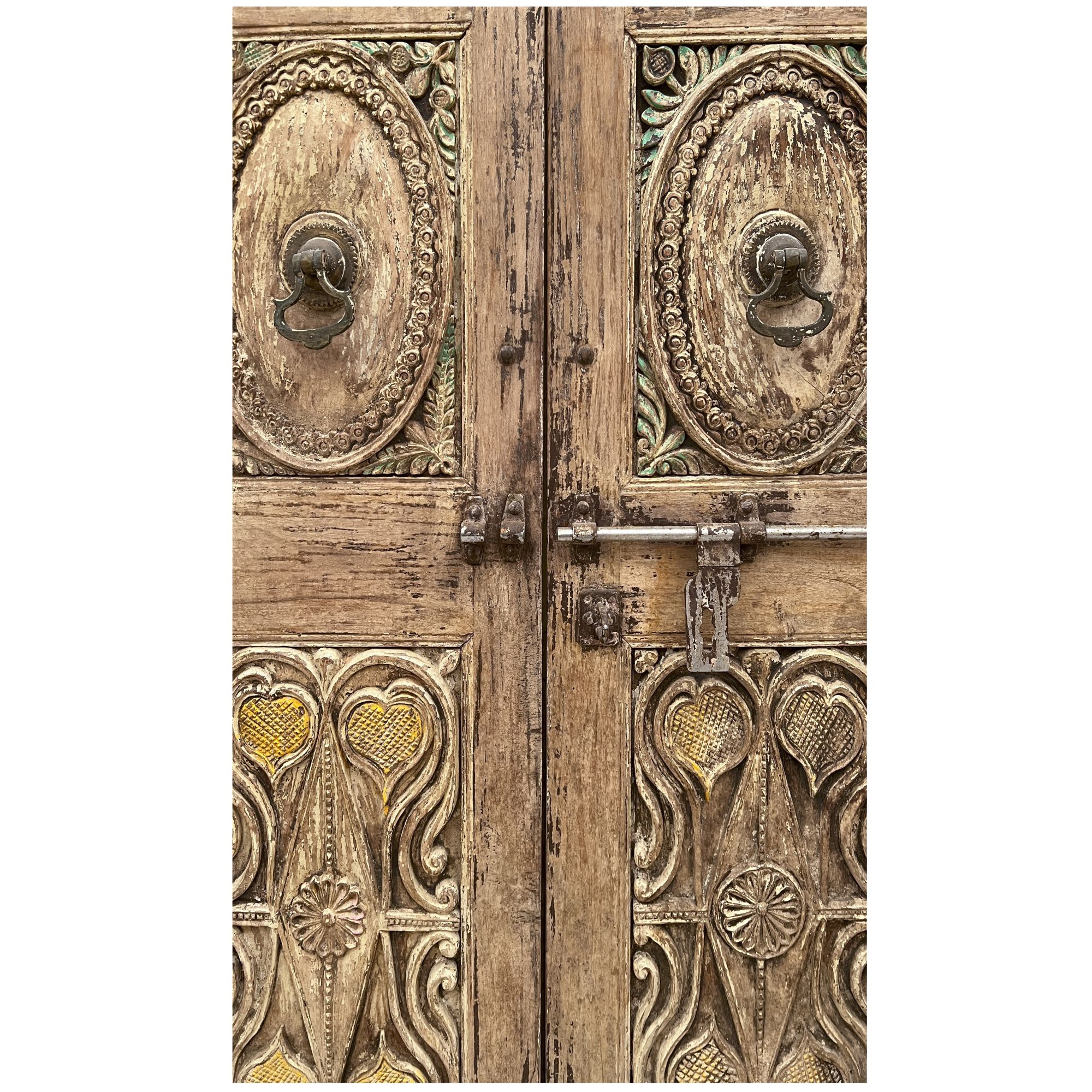 Antique Teak Carved 'Purna' Door