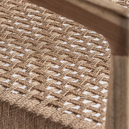 Imagen de Detalle Cuerda Sillón de Comedor Exterior Goujon