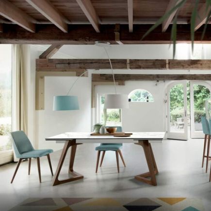 Foto en Ambiente Mesa Comedor Extensible Porcelánico ‘NIL’
