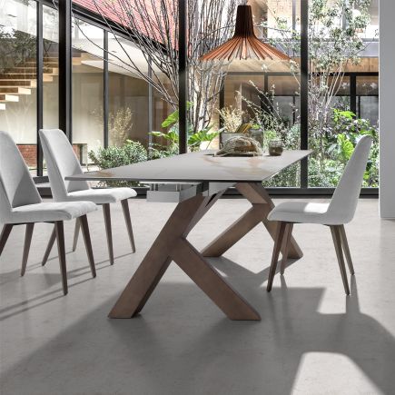 Foto en Ambiente Mesa Comedor Extensible Porcelánico ‘ASH’
