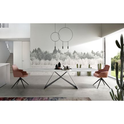 Foto en Ambiente Mesa Comedor Porcelánico ‘MUMM’