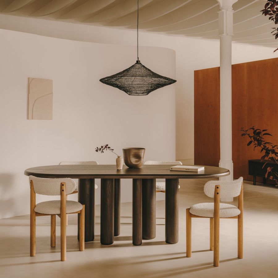 Mesa Ovalada Natural ‘Mailen’