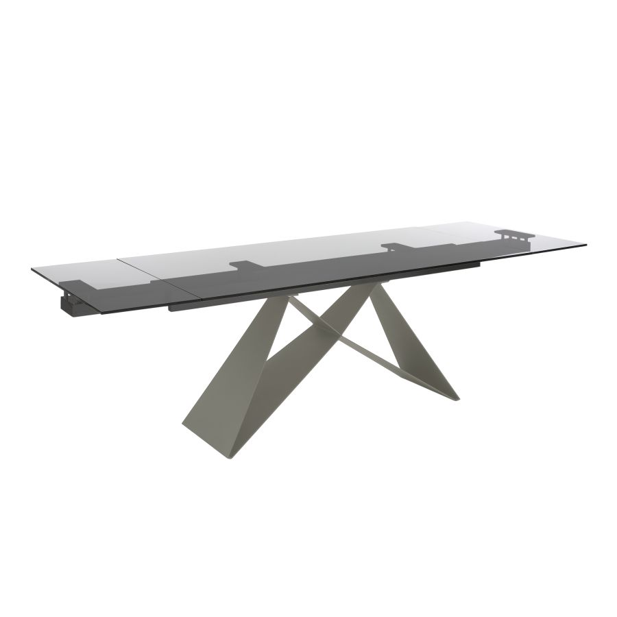 Mumm' Extendable Glass Dining Table